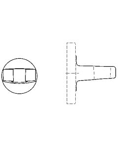 Ideal Standard Archimodule support mural A1520AA pour douchette, chromé