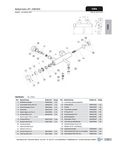Ideal Standard switchover, cpl., bath / shower AP A962494NU