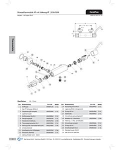 Ideal Standard Mengenregelgriff Therm., A962953AA, A962953AA Chrom