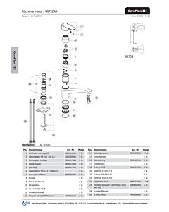 Ideal Standard déco CERAPLAN III, chromée B961123AA