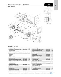 Ideal Standard Bouton de tirage JADO JES, pour BS2 Easy-Box, F960860AA chromé