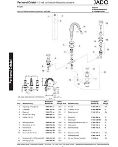 Ideal Standard JADO Ideal Standard , M24X1, or H960968A4