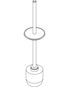 Ideal Standard WC-Bürste CONNECT, mit Stiel, Chrom H961947AA