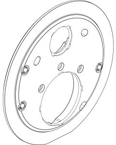 Ideal Standard rosette support, f. UP arm., Flat A860899NU