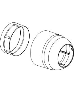 Ideal Standard UP cover cap CERAMIX, white A961760AC