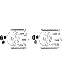 Ideal Standard 3-length extension, 40mm, f. A3502, A961462AA chrome