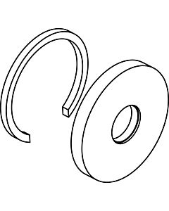 Ideal Standard Rosette, f. Mehrwege-Ventil UP, Chrom A963673AA