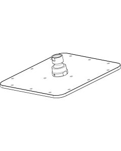 Ideal Standard shower IDEALRAIN CUBE, flat, F961047AA 200mm, chrome