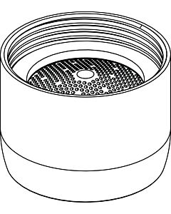 Ideal Standard aérateur Neoperl PCA, B960884AA M22x1 2000 .0GPM, chrome