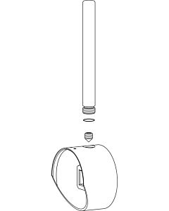 Ideal Standard Griffhebel RETTA, Chrom B960909AA