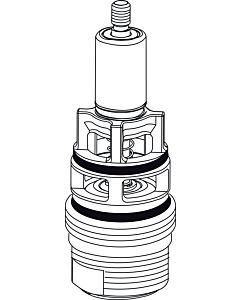 Ideal Standard automatic switch B960969AA CERAMIX BLUE, chrome