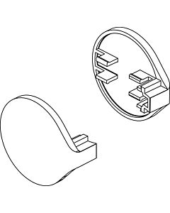 Ideal Standard cap ACTIVE, chrome A860425AA
