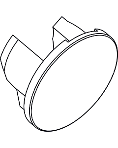 écrou Ideal Standard , TR 50X2 / 7G ID = 35,5, chromé A960473AA