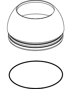 Ideal Standard protection Ideal Standard w. Joint torique, chromé B960276AA
