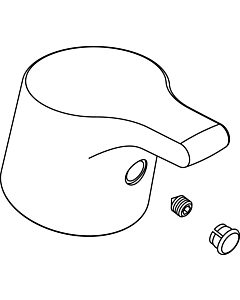 Ideal Standard Griff ACTIVE, blaue markierung, Chrom B960676AA