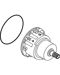 Ideal Standard temperature and volume stop, cpl. A860854NU