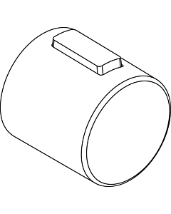 Ideal Standard Thermostatgriff, o. Bedruckung, Chrom F960952AA
