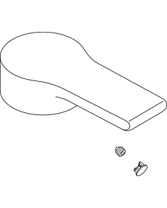 Ideal Standard lever with logo ISI, ATTITUDE, A960645AA chrome