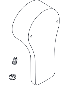 Ideal Standard handle cpl. Bath / shower UP A960659AA ATTITUDE, chrome