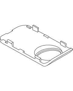 Ideal Standard cover plate aerator. ATTITUDE, A960689AA Piccolo, chrome