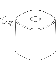 Ideal Standard Griff CERAPLAN, f. Standventil B961156AA Index blau, Chrom