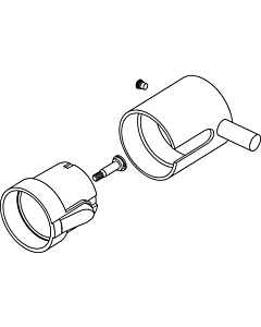 Ideal Standard Mengenregelgriff Therm., A960801AA, A960801AA Chrom
