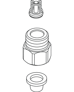 Ideal Standard Siebaufnahme innen u. aussen G3/8, A962215AA Chrom