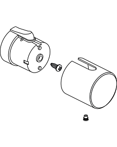 Ideal Standard poignée de thermostat bs2 A962389AA Easy-Box, chrome