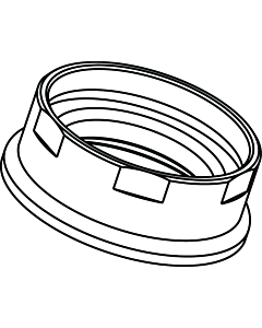 Ideal Standard cap for self- Ideal Standard fitting, B960332AA chrome