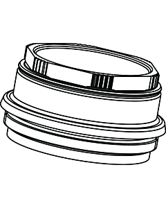 Ideal Standard cap CERAPLUS, M50X1, chrome B960627AA