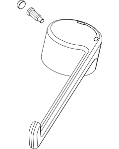 Ideal Standard handle CERAPLUS, 230mm, logo ISI, B960688AA chrome