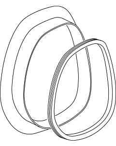 Ideal Standard cadre d&#39;étanchéité cpl. A963510NU