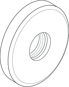 Ideal Standard rosette for wall-mounted heat exchanger, chrome F960967AA