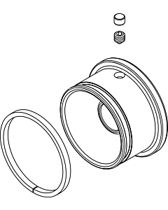 bouton de tirage Ideal Standard cpl. BAIN MELANGE, chromé A962048AA