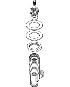 Ideal Standard latérale match0 MELANGE 3L WT, chaude A962055NU