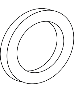 Ideal Standard bague de friction 18,5x12,5x0,5 A963471NU