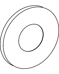 Ideal Standard rosette, A963473AA, chrome A963473AA