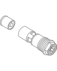 Ideal Standard unité d&#39;arrêt RV, G3 / 4, chaud, A963562 A963562NU