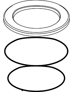 rosace Ideal Standard avec joint torique, chromé A860918AA