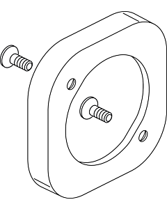 Ideal Standard rose with screw, chrome A860927AA