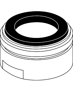 Ideal Standard Neoperldüse, 1 Stck., M24X1-C-, A961132AA Chrom