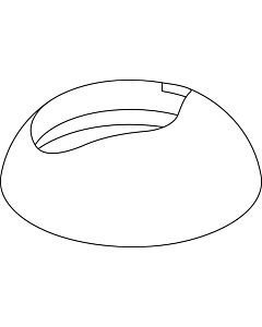 Ideal Standard cap for J.MORRISON E6396 / 97, A961485AA chrome