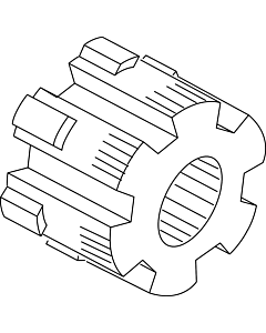 Ideal Standard support de poignée A961659NU