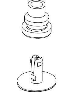 Ideal Standard with cap, chrome A962149AA