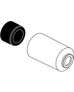 Ideal Standard sleeve for switchover EASY-BOX, A860902AA kit 2, chrome