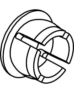 Ideal Standrad Griffstopfen chrom für Griffhebel