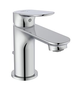 Mitigeur de lavabo Ideal Standard Ceralife O BE002AA, saillie de 95 mm, Blue Start, bonde métallique, chromé