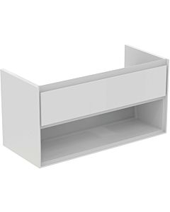 Ideal Standard Connect Air Waschtischunterschrank E0828B2, weiss glänzend/weiss matt, 1 Auszug