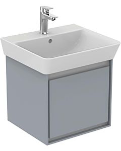 Ideal Standard Connect Air Waschtischunterschrank E0842EQ, hellgrau glänzend/weiss matt, 1 Auszug