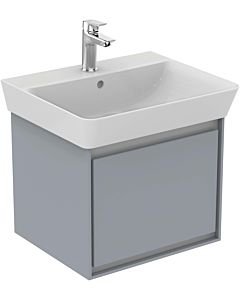 Ideal Standard Connect Air Waschtischunterschrank E0844EQ, hellgrau glänzend/weiss matt, 1 Auszug